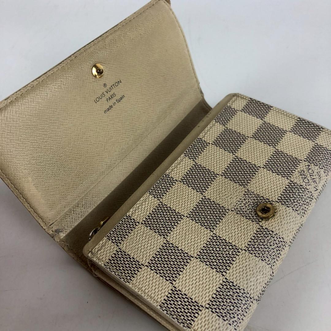 LOUIS VUITTON ルイヴィトン ポルトモネ トレゾール ダミエアズール