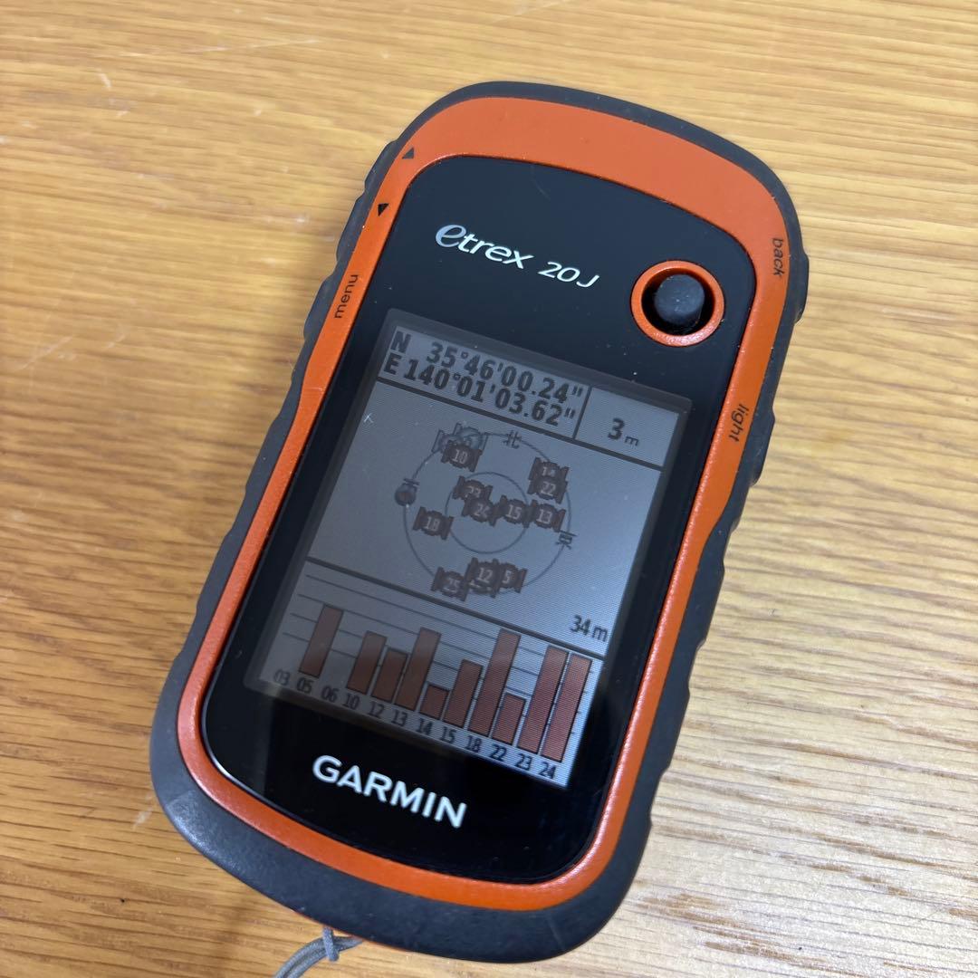 GARMIN ＧＰＳ　eTrex 20J 本体のみ
