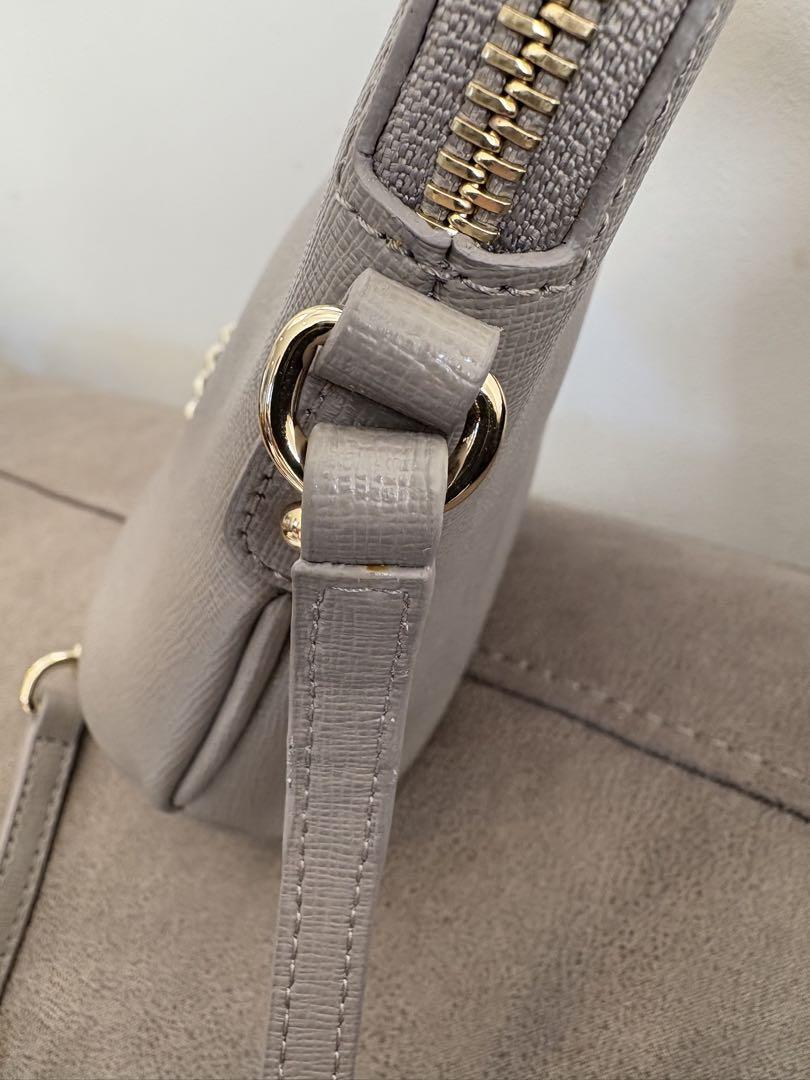 ☆未使用☆FURLA フルラ MIKYチェーンショルダーバッグ　グレージュ