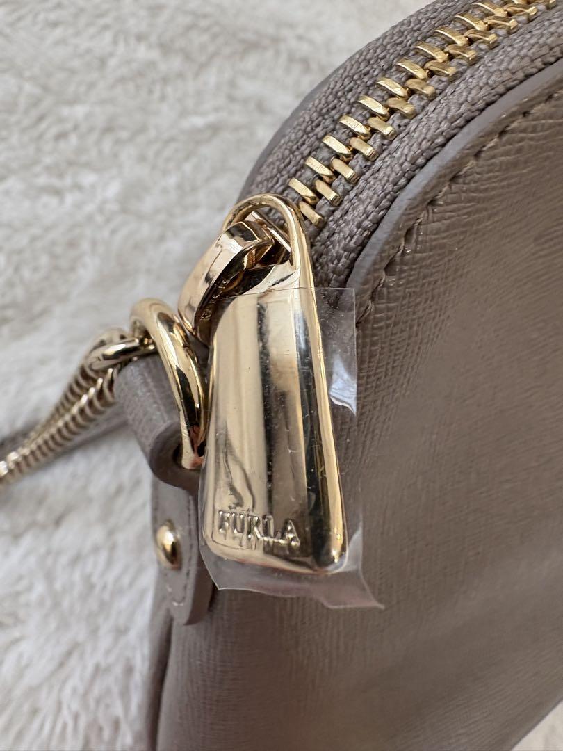 ☆未使用☆FURLA フルラ MIKYチェーンショルダーバッグ　グレージュ