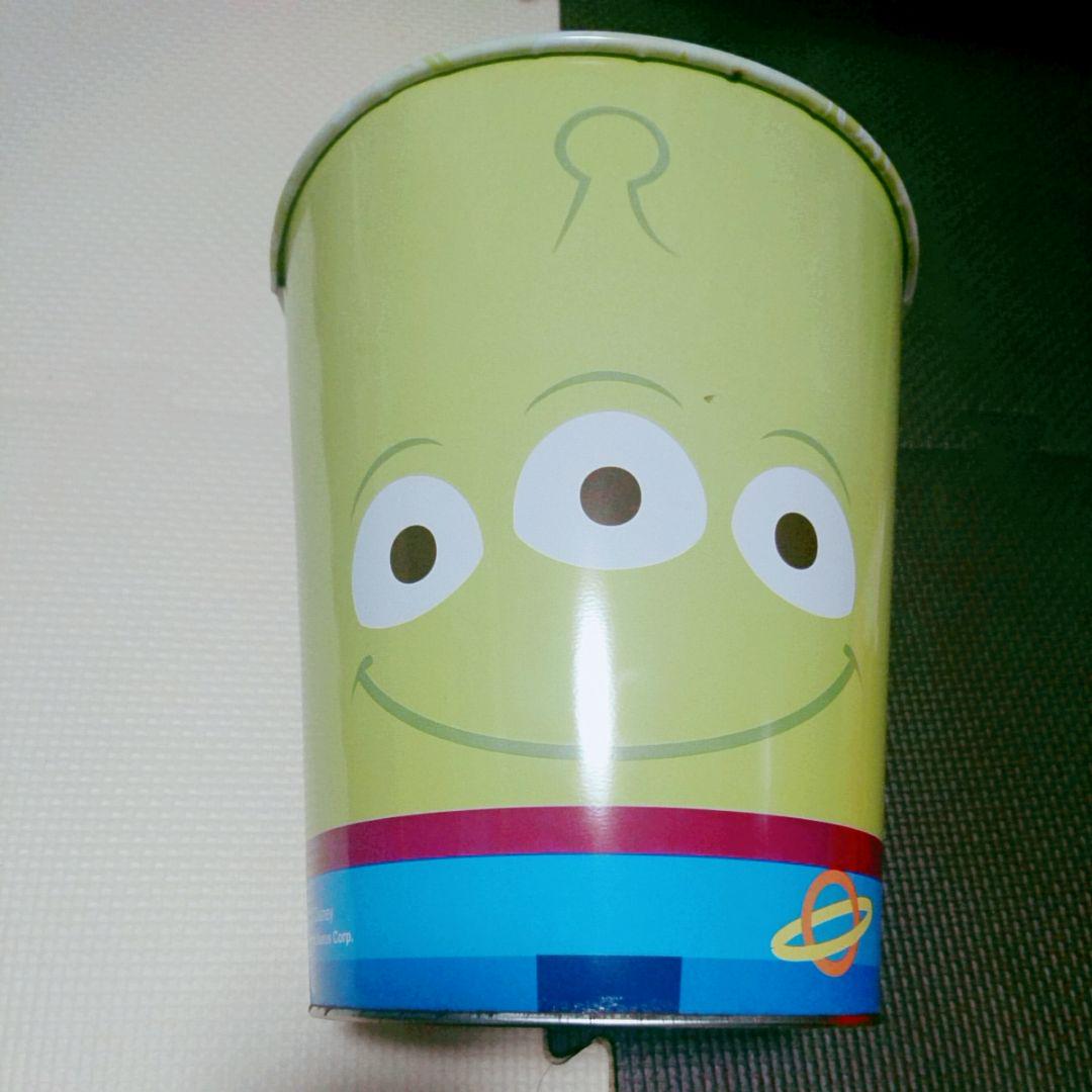 ゴミ箱 トイストーリー ブリキ缶 バズライトイヤー エイリアン
