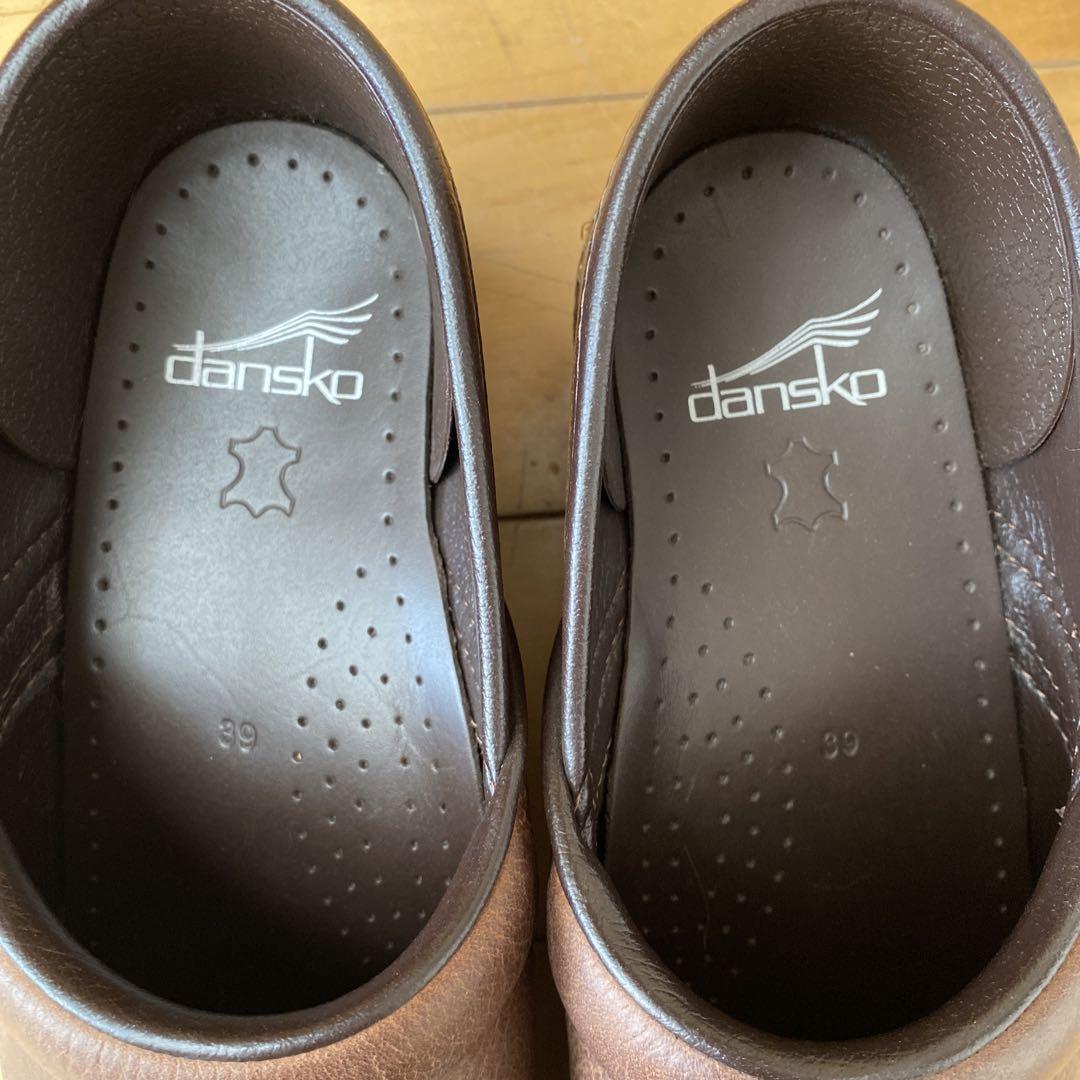 【美品】dansko 39 サボ ブラウン 約25㎝ レディース