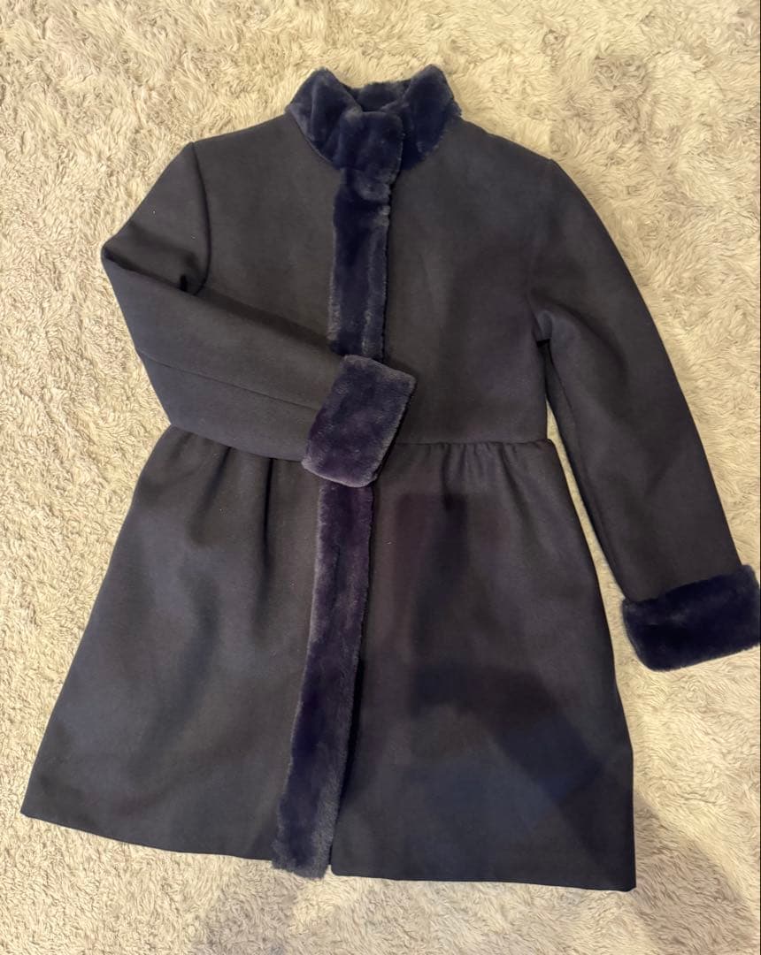 パタシュー PATACHOU コート ネイビー 紺 150㎝ パタシュー PATACHOU コート ネイビー 紺 150㎝