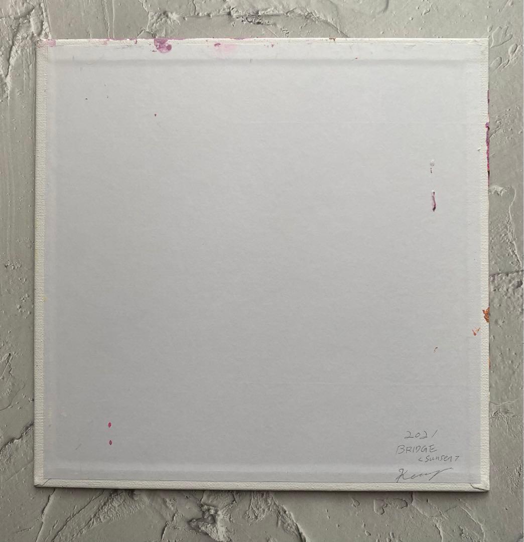 原画/抽象画/モダンアート/現代アート/アクリル画 BRIDGE sunset