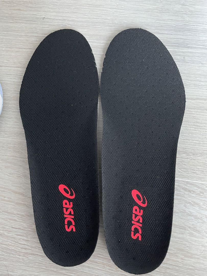 26CM ASICS バレーボールシューズ ホワイト/ブラック/ピンク