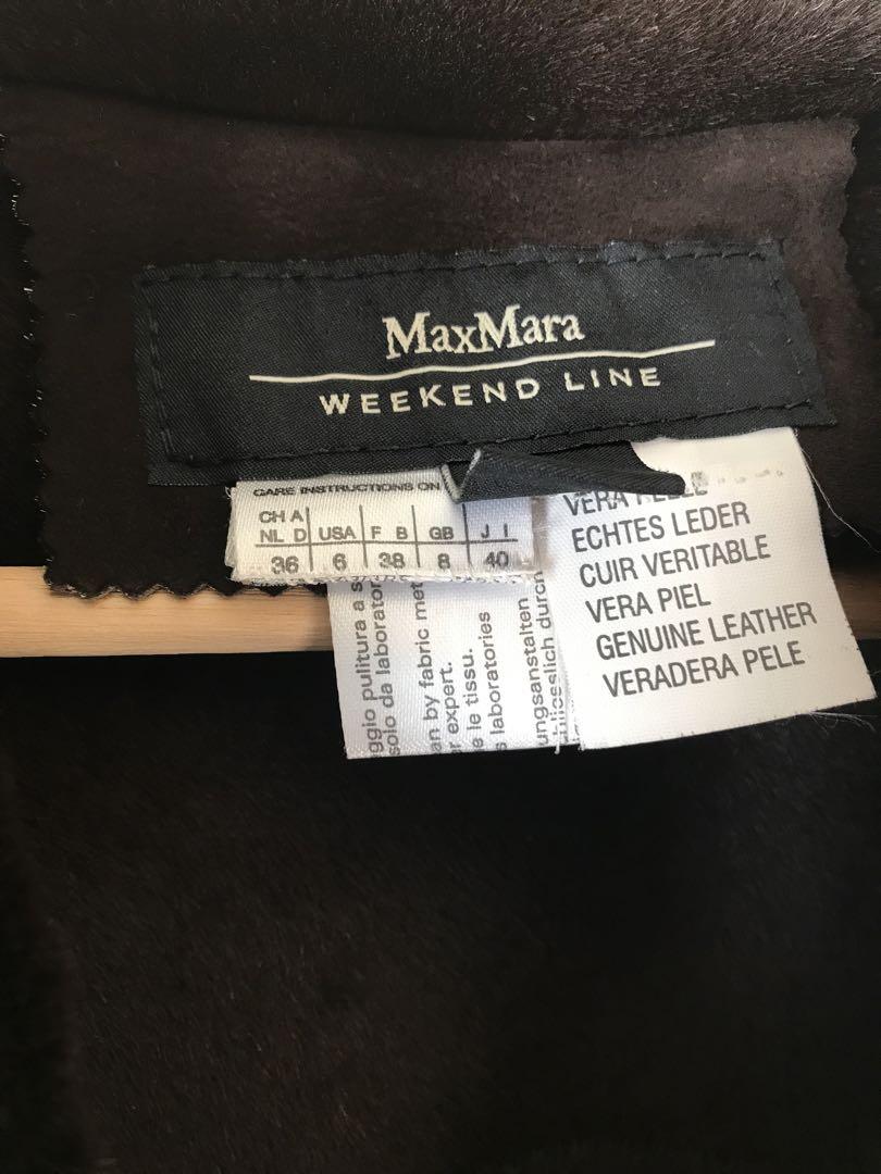 WEEKEND MaxMara ラムレザージャケット
