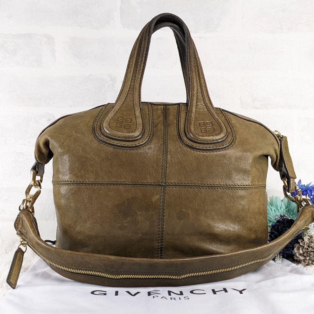 ジバンシー ナイチンゲール レザー ショルダー 2way バッグ