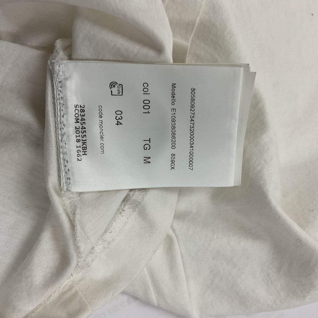 e12 MONCLER クルーネック 半袖Tシャツ ホワイト