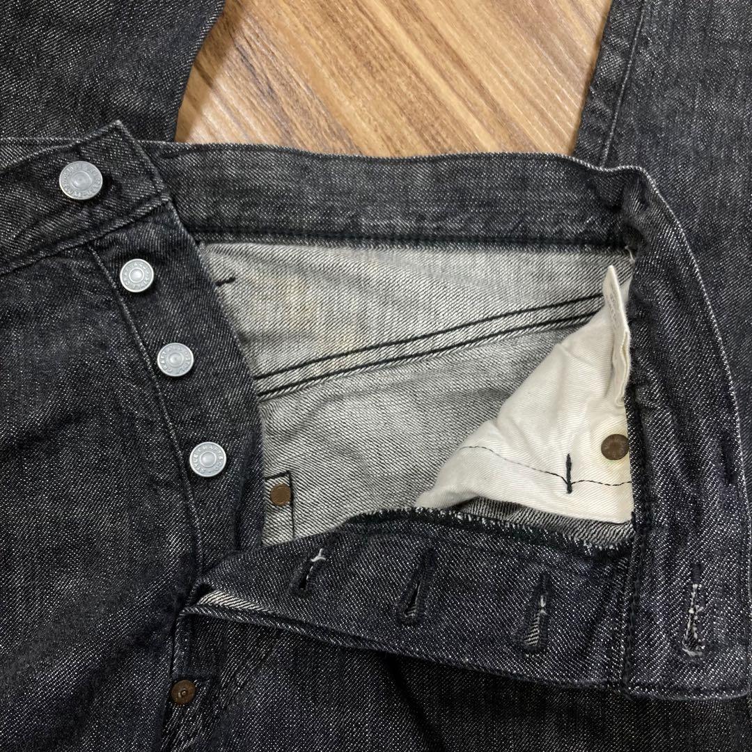 EVISU エヴィス　NO.2 LOT2001 W32 先染め　ブラック　赤耳