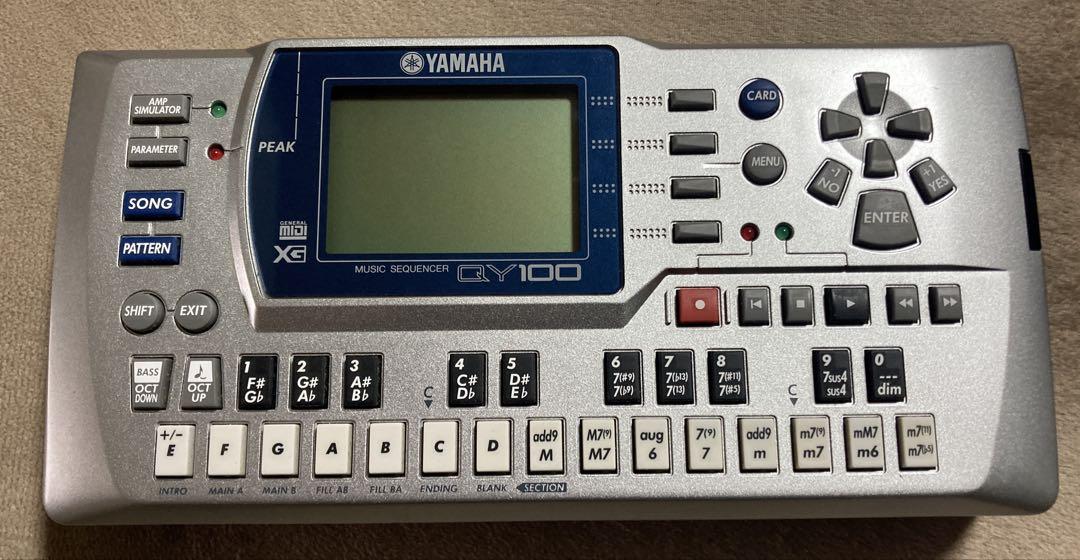 YAMAHA ヤマハ　QY100 音源モジュール　シーケンサー　本体のみ