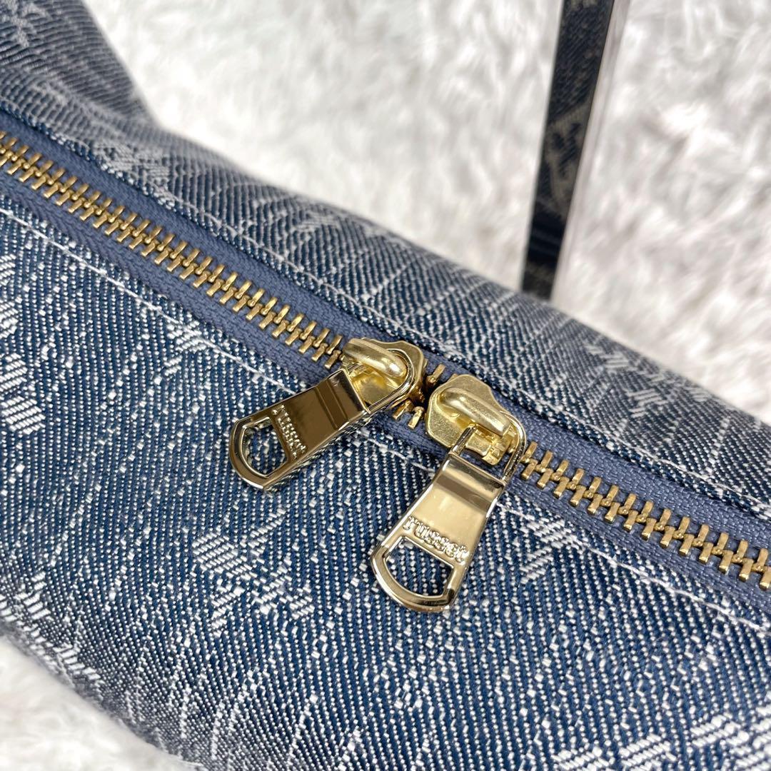 美品✨️russet ラシット デニム風 ショルダーバッグ 保存袋付き