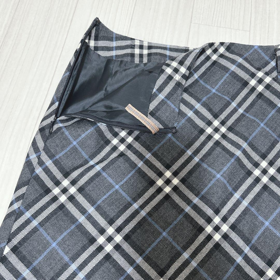 BURBERRY バーバリー ブルーレーベル ノバチェック 台形 スカート