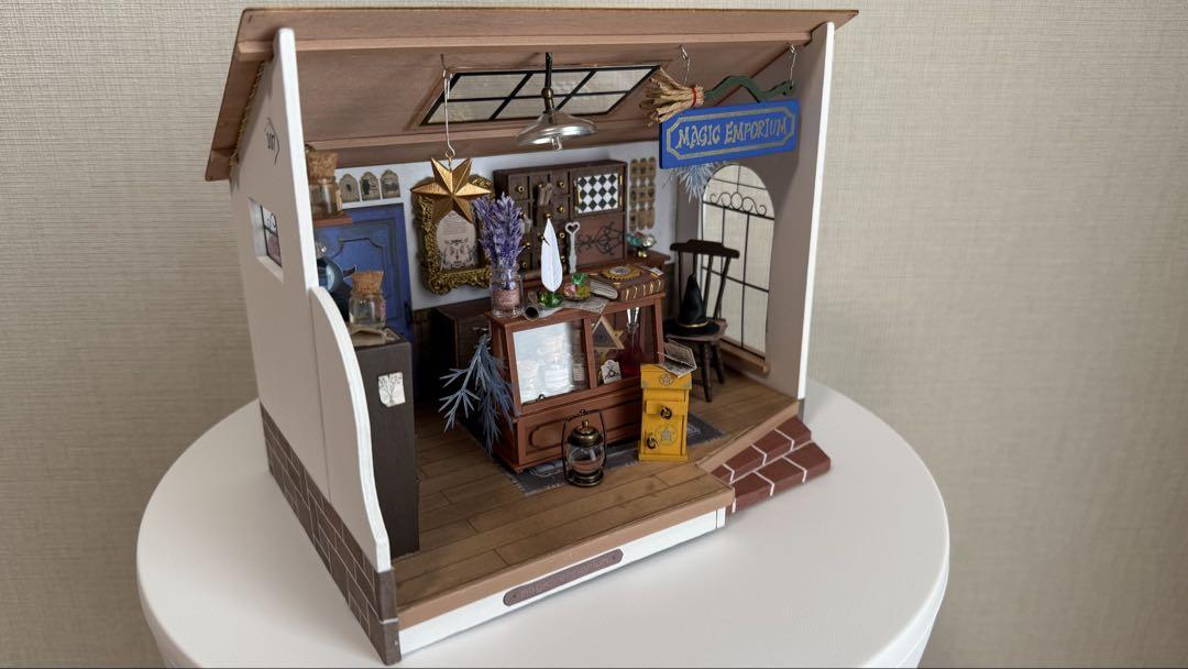 つくるんです　DIY!つくろう！ミニチュアハウス　DG155 ワンダー魔法雑貨屋