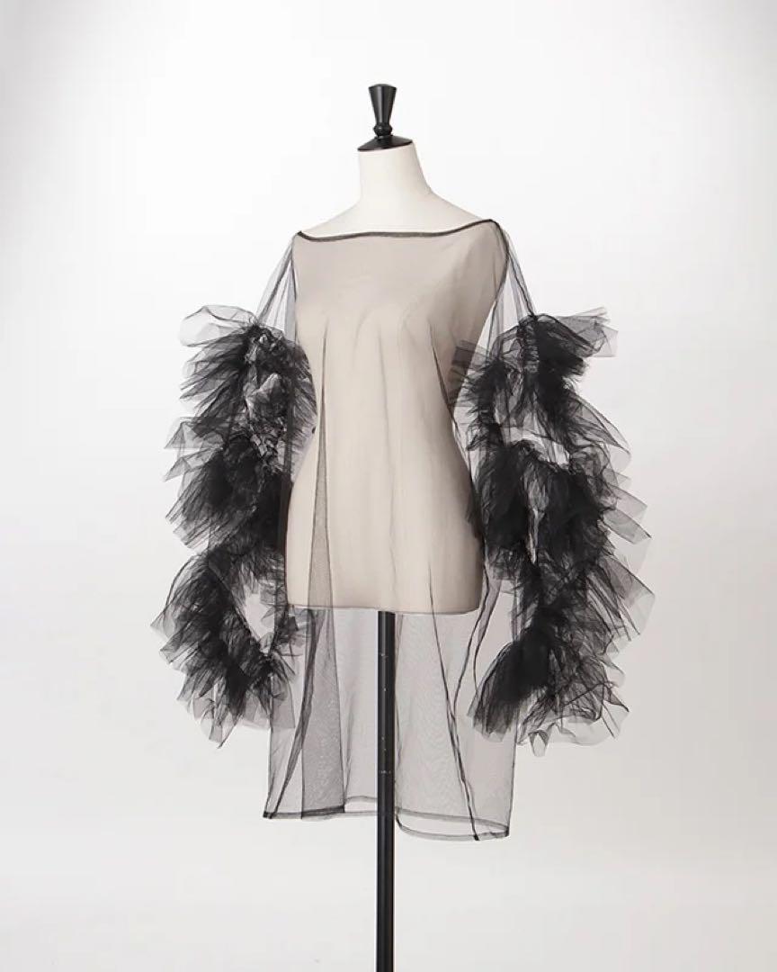 超美品MARGE Tulle sleeve(black)定価60,500