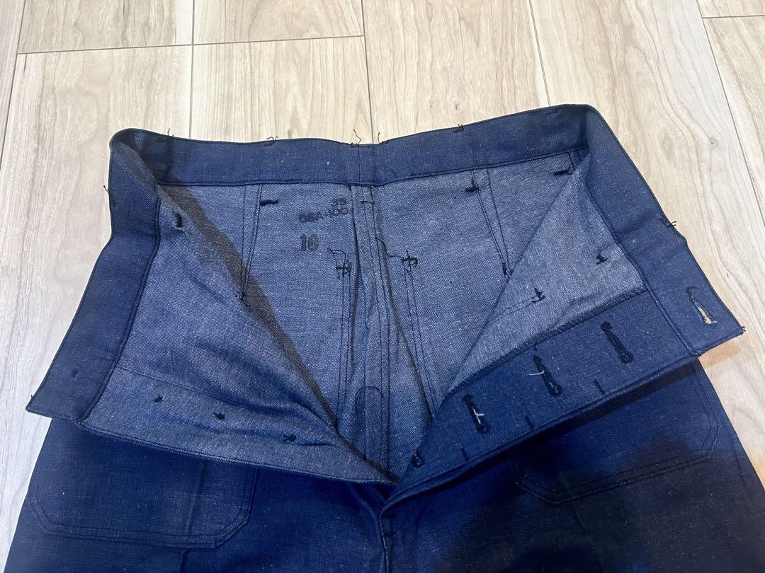 dead stock 50s〜60s us navy denime pants