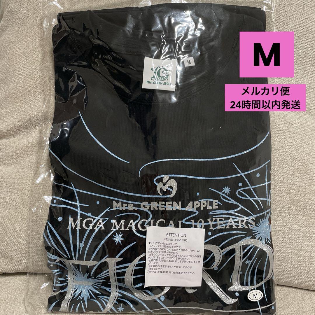 Mrs. GREEN APPLE FJORD Tシャツ Mサイズ グリッターロゴ