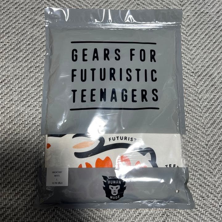 白 L 兎 HUMAN MADE RABBIT ラビット ロングTシャツ | hornnes.no