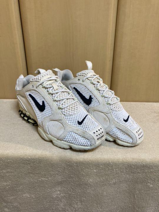お得安い STUSSY × NIKE AIR SPIRIDON CAGED FOSSIL H0uVr-m77359438530 新作好評