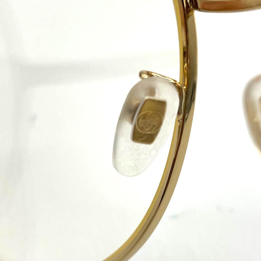 GUCCI GG0252S オーバーサイズ GGパール 眼鏡