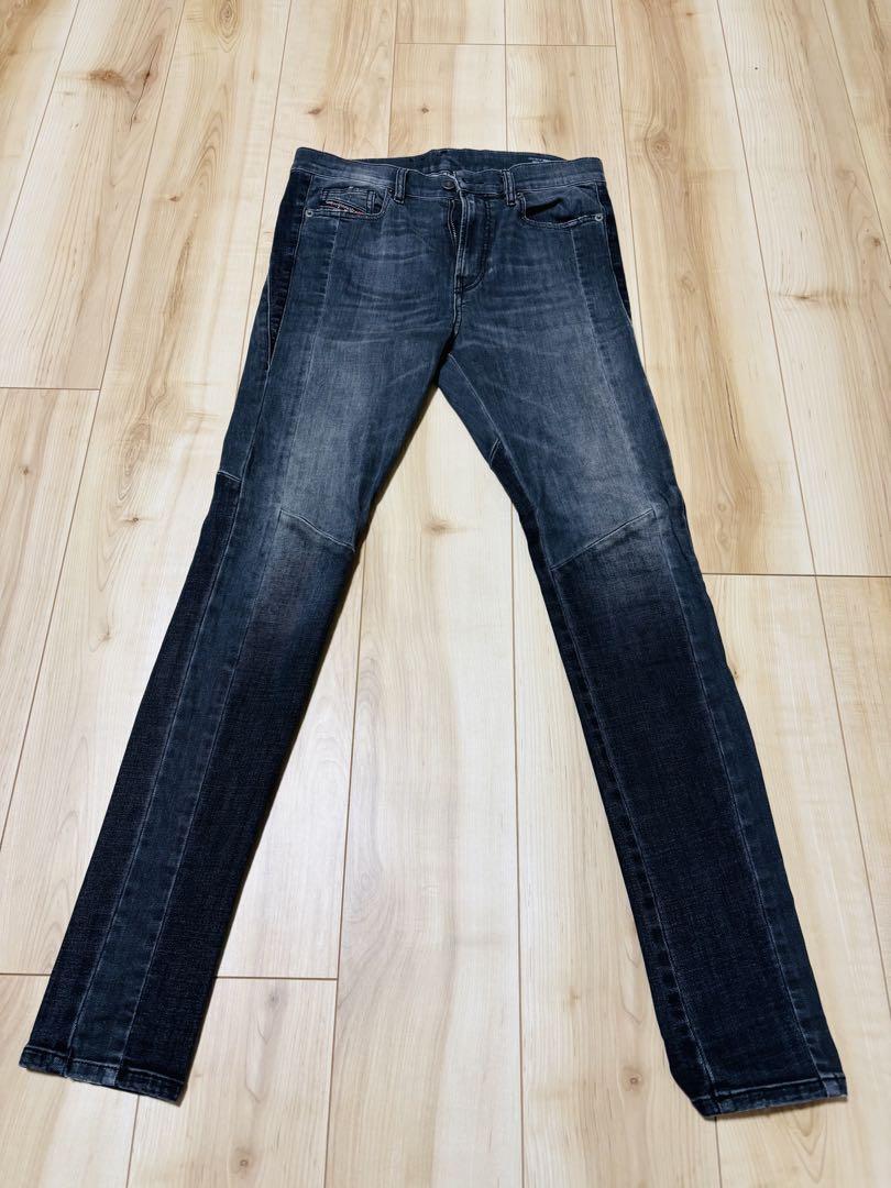 【美品】Diesel ダークグレー スキニーデニム