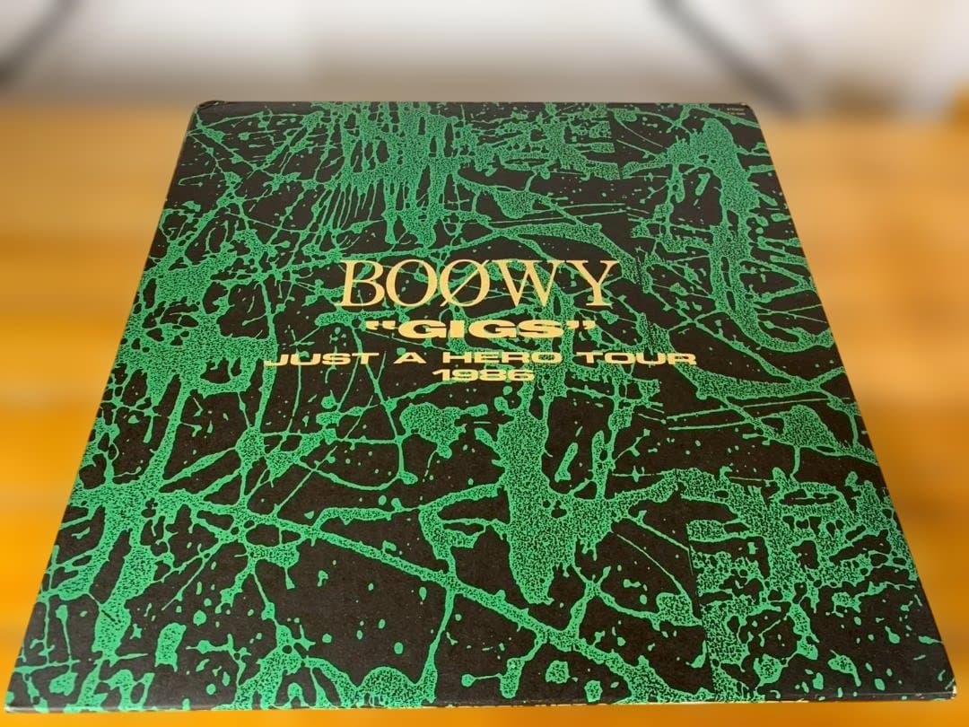 BOØWY GIGS JUST A HERO TOURレコードやや傷や汚れあり