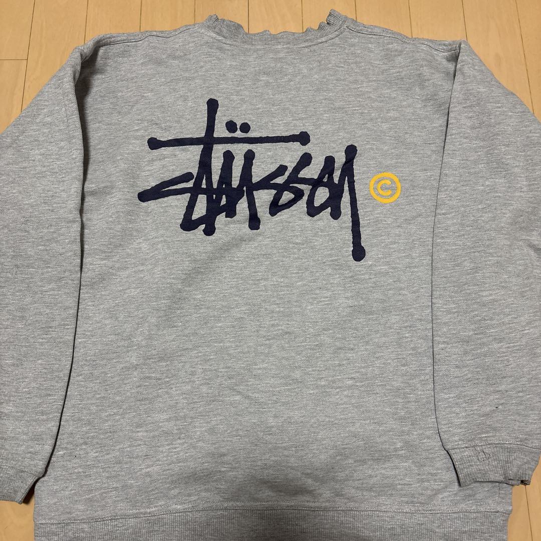 Stussy グレー トレーナー Mサイズ