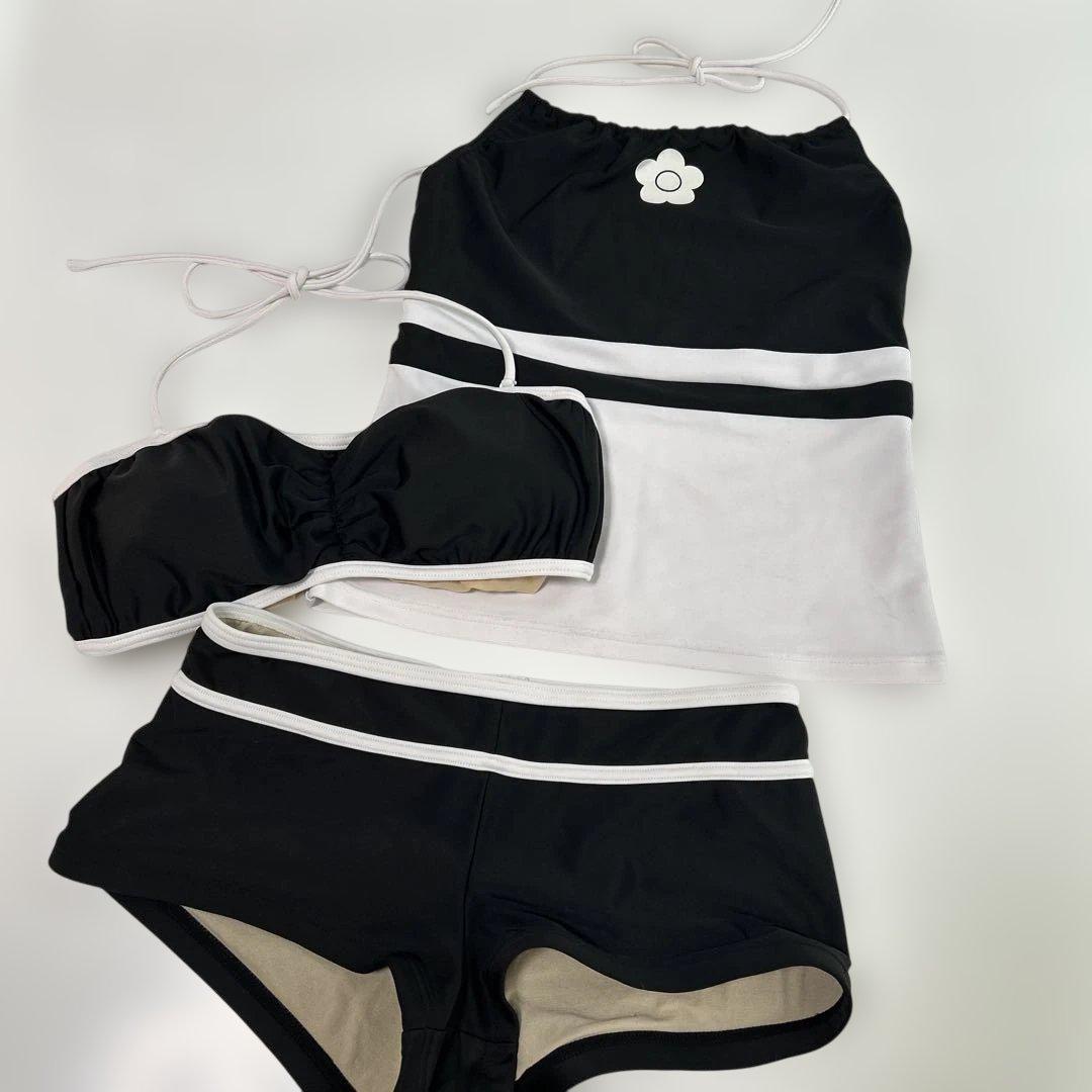 新品✿‬MARY QUANT✿‬マリークワント 水着&スイムキャップセパレート 新品✿MARY QUANT✿マリークワント 水着&スイムキャップセパレート