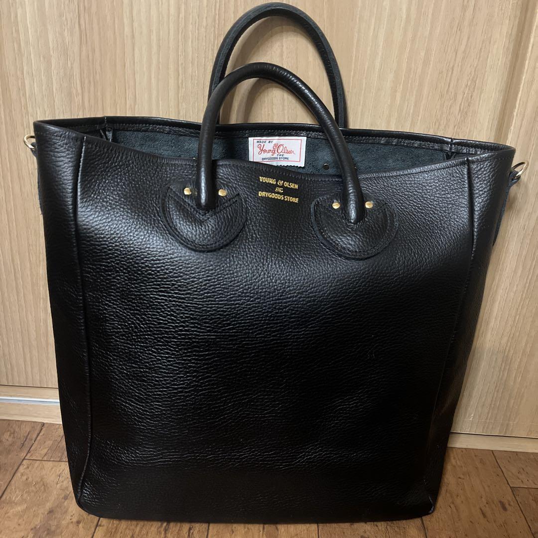 ✨ヤングアンドオルセン✨トートバッグ M エンボスレザー