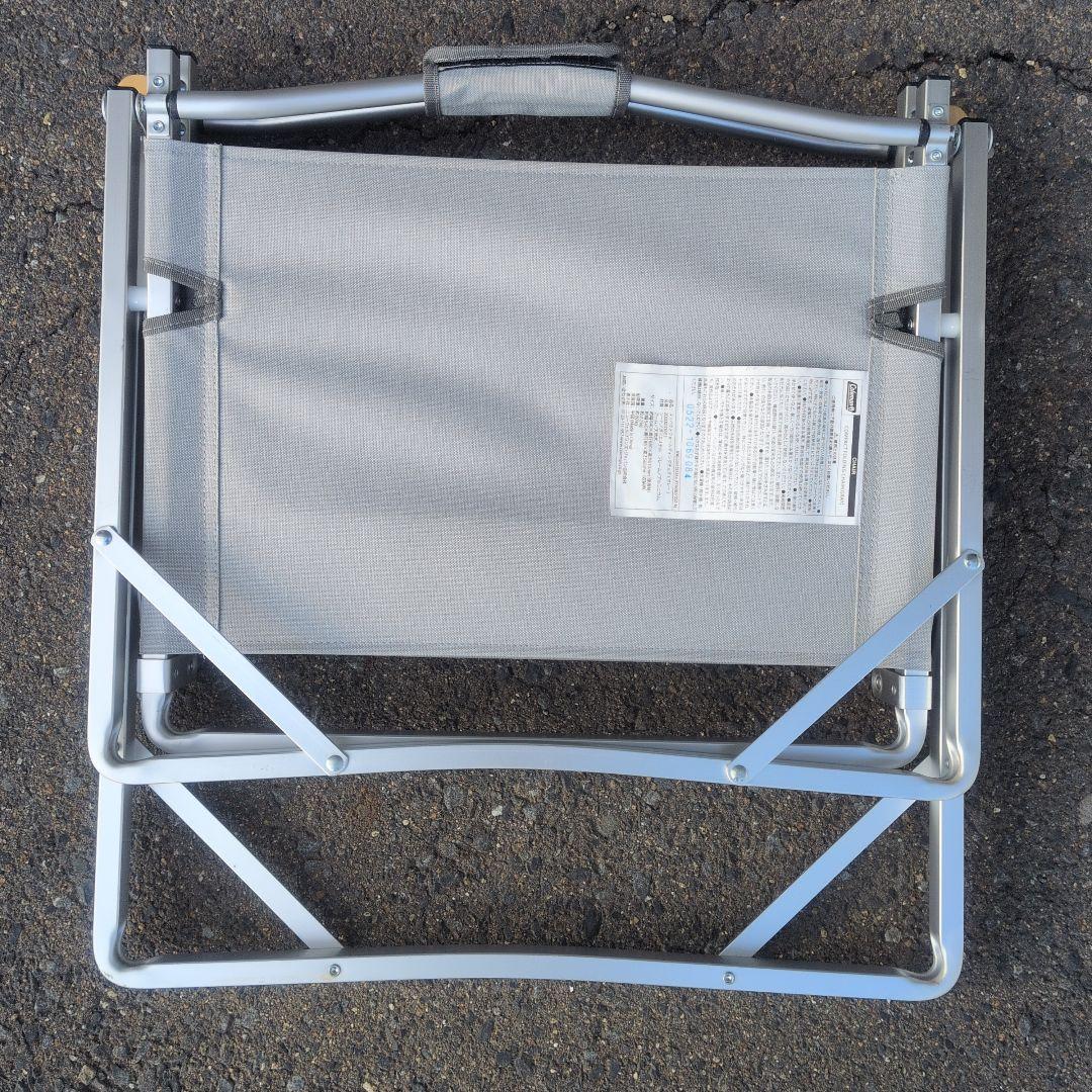 Coleman コンパクトフォールディングチェア　　　　ネイビーとグレー　美品