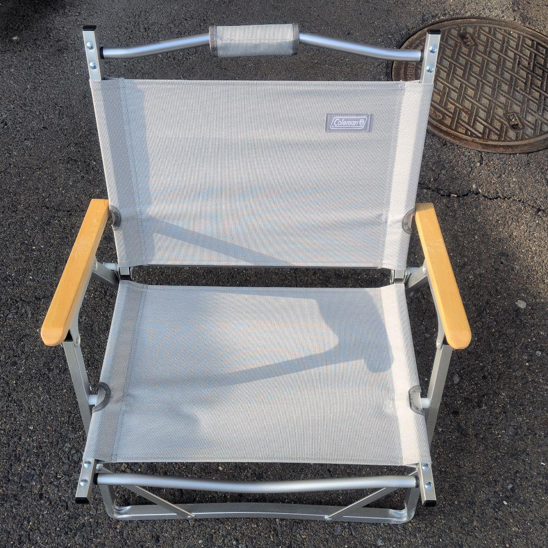 Coleman コンパクトフォールディングチェア　　　　ネイビーとグレー　美品