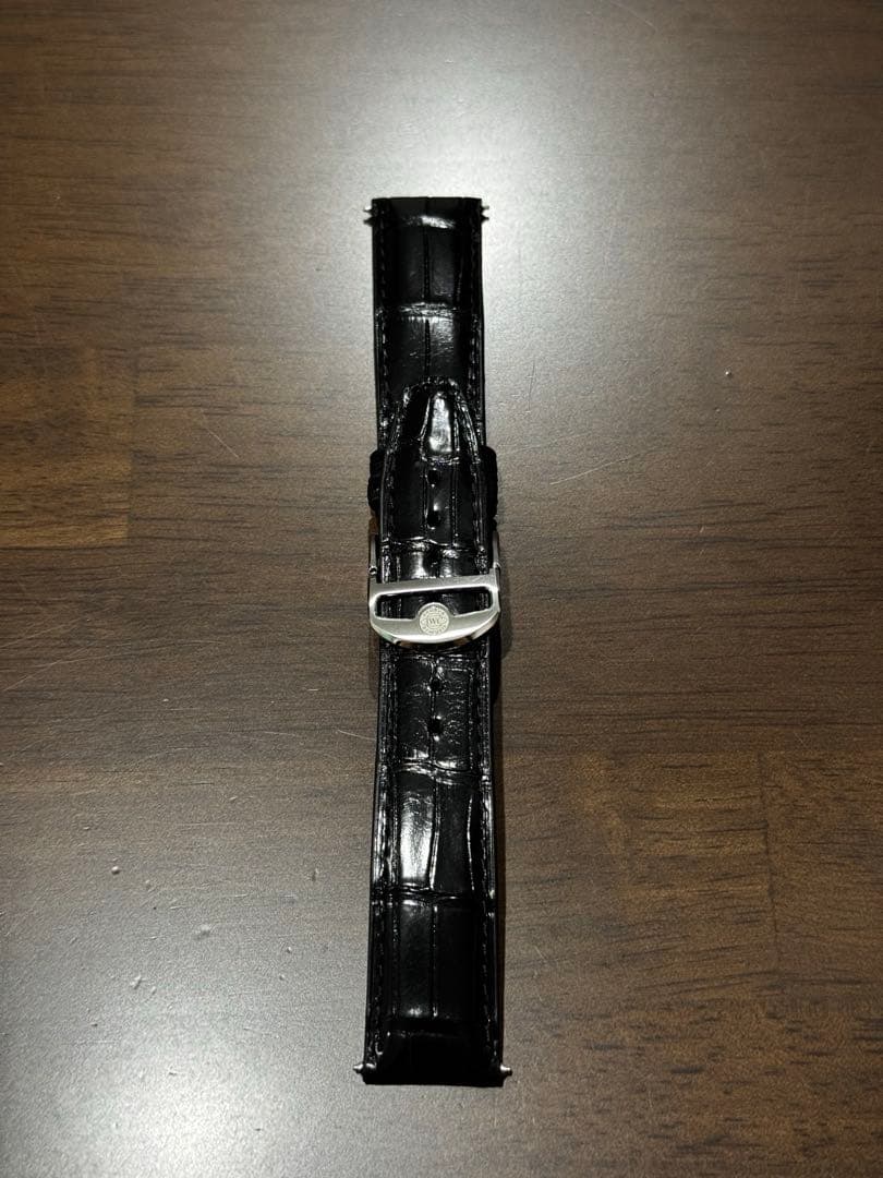 IWCポルトギーゼクロノグラフ用革ベルトとDバックル