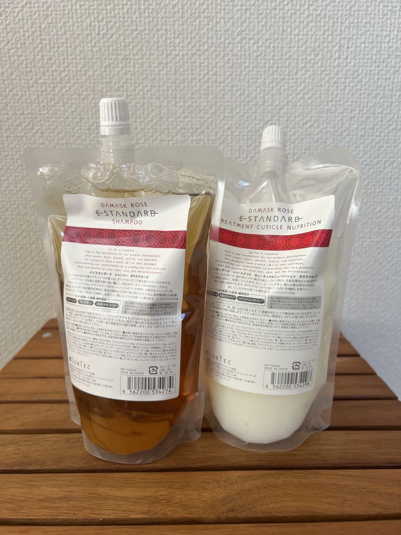 E-STANDARD ダマスクローズ 500ml シャンプー&トリートメント