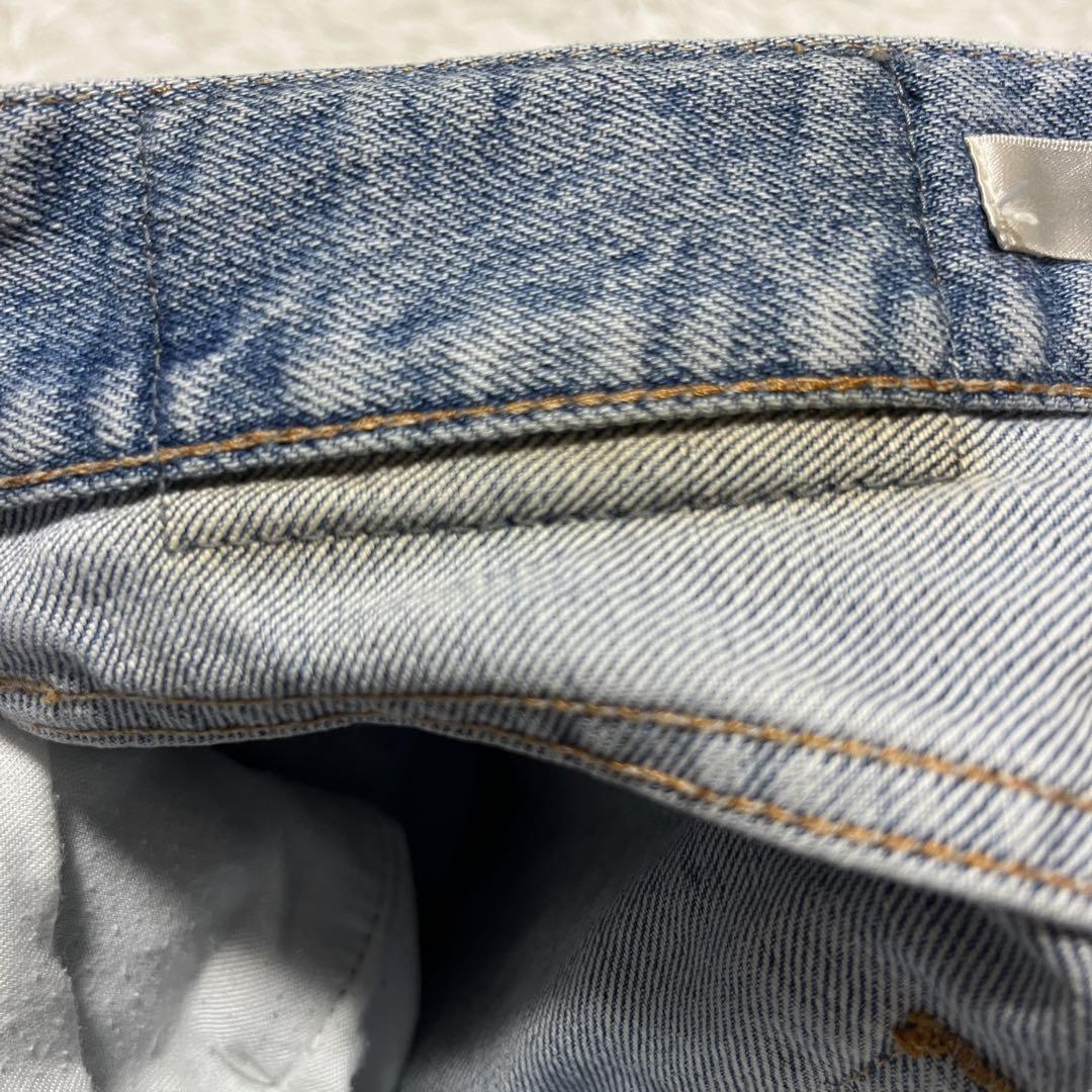 【良品】マウジー moussy フレア デニムパンツ ストレッチ MVS 23
