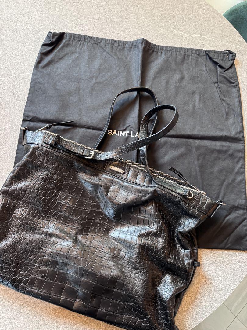 SAINT LAURENT PARISクロコダイル型押しトートバッグ 早い者勝ち SAINT LAURENT PARISクロコダイル型押しトートバッグ 早い者勝ち