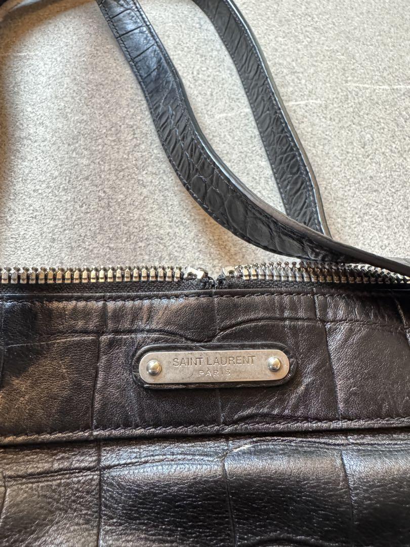 SAINT LAURENT PARISクロコダイル型押しトートバッグ 早い者勝ち SAINT LAURENT PARISクロコダイル型押しトートバッグ 早い者勝ち
