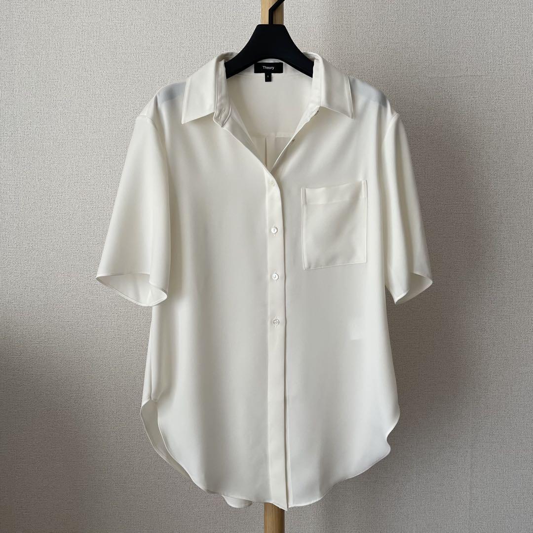 極美品 Theory セオリー Prime GGT シャツブラウス