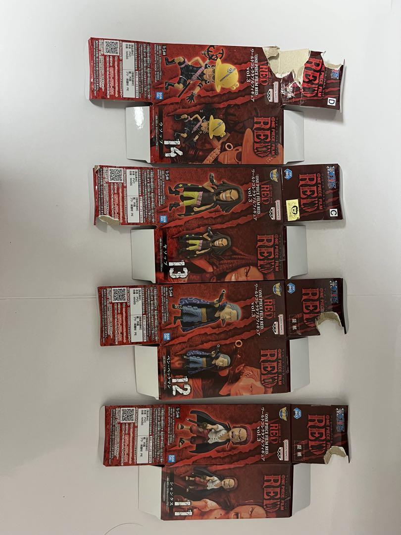 ONE PIECE FILM RED フィギュアセット　ワーコレ