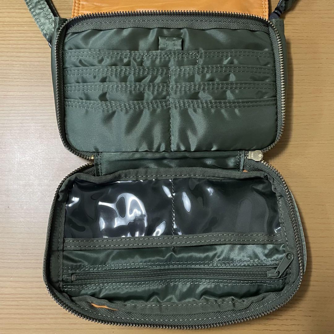 PORTER タンカー ショルダーバッグ ショルダーウォレット グリーン