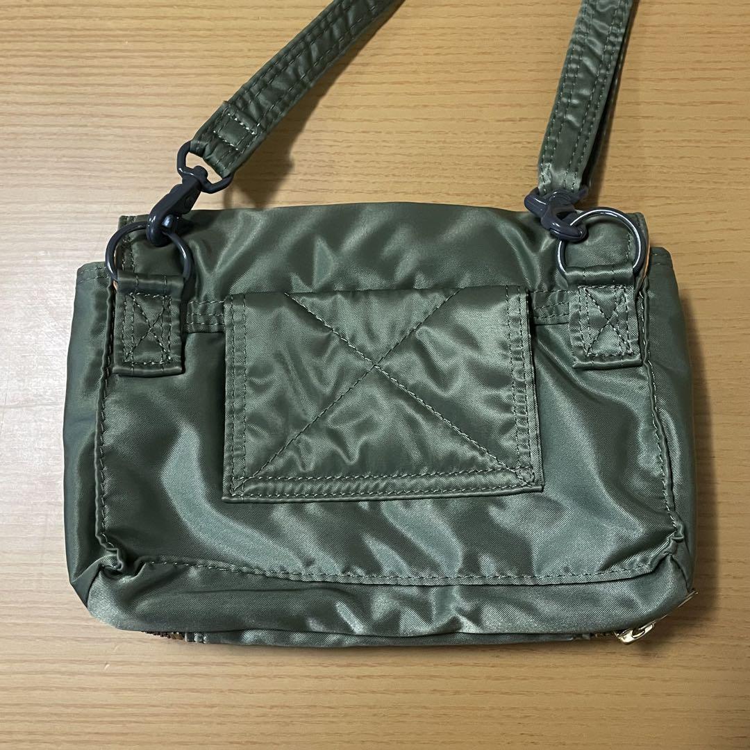 PORTER タンカー ショルダーバッグ ショルダーウォレット グリーン