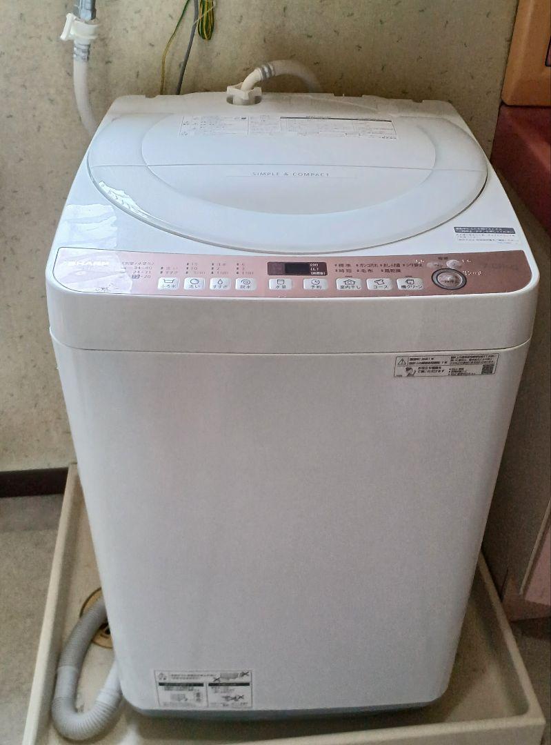 全自動洗濯機 SHARP 7kg 2021 ES-T713-T SHARP 全自動洗濯機 ES-T713-T （ブラウン） 洗濯機本体 - 最