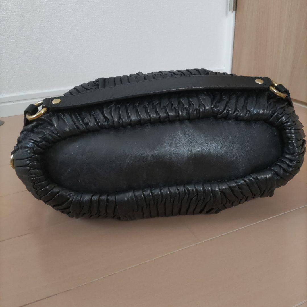 COACH コーチ マディソンギャザー2way レザーショルダーバッグ