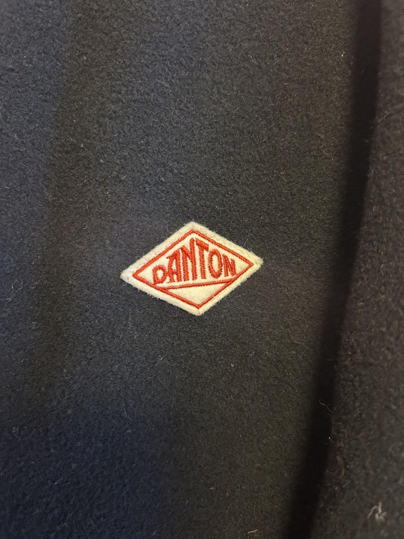 ダントン DANTON×BEAMSウールモッサダウンコート サイズ38 ネイビー ダントン DANTON×BEAMSウールモッサダウンコート サイズ38 ネイビー
