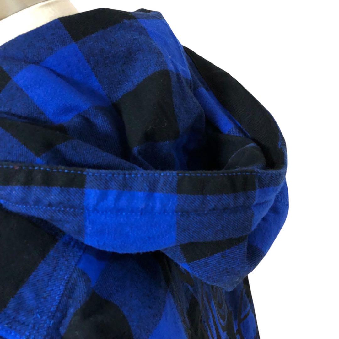 STUSSY ステューシー　フード付き　ジャケット　良品　チェック
