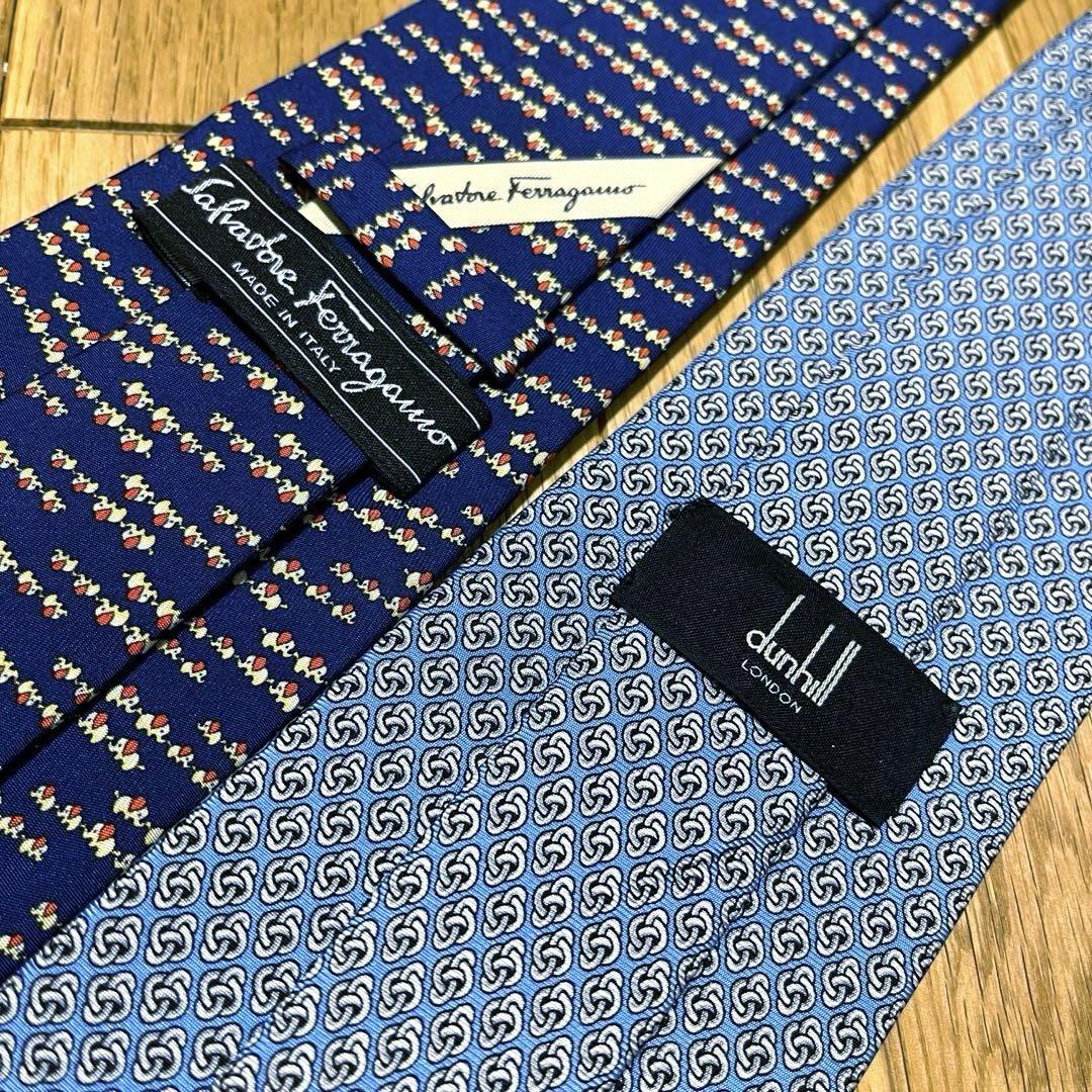 ダンヒル dunhill ネクタイ 全6種 マルベリー シルク 100% 幅8cm