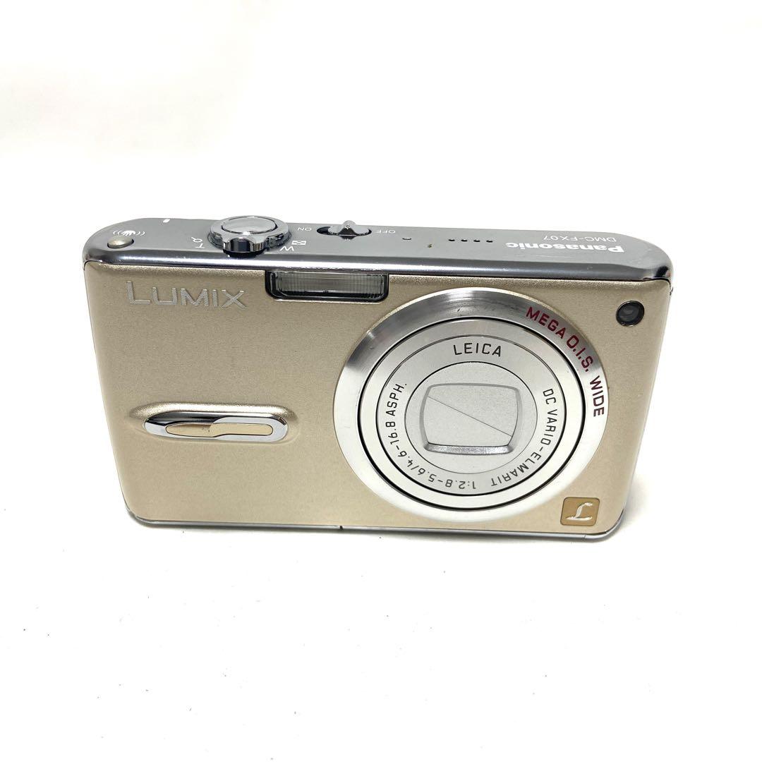 Panasonic DMC-FX07 デジカメ　ジャンク品 Panasonic LUMIX DMC-FX07 ジャンク ゴールド - メルカリ