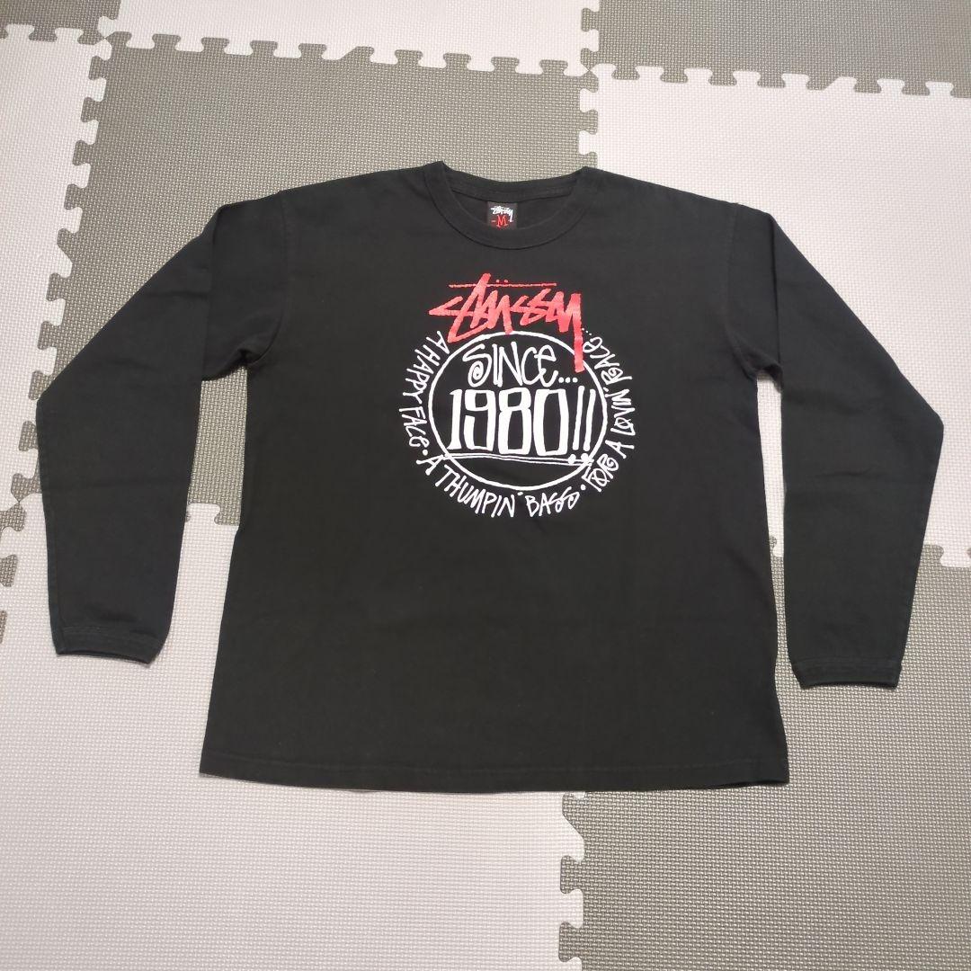 Stussy❤ ブラック ロングスリーブ Tシャツ L - メルカリ