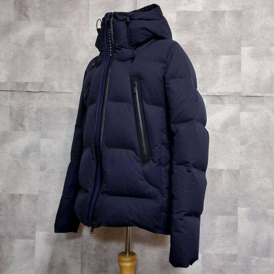 極美品 XL デサント オルテライン  水沢ダウンジャケット 紺