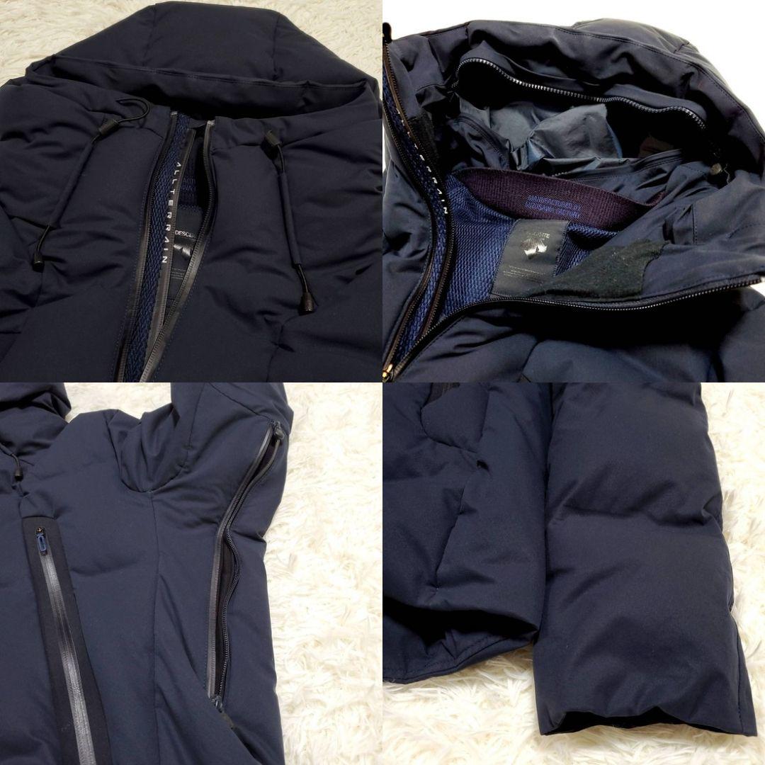 極美品 XL デサント オルテライン  水沢ダウンジャケット 紺