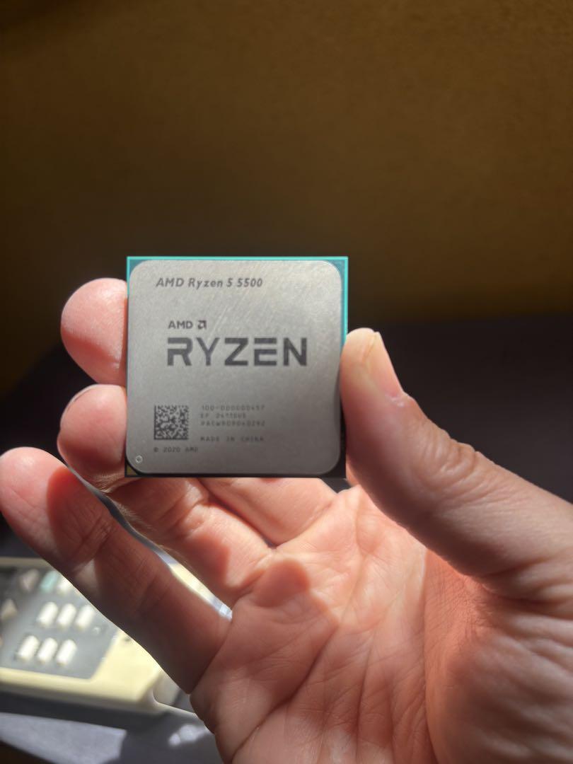 【美品】Ryzen5 5500 CPU（4ヶ月使用）動作OK・箱付き・即発送可！