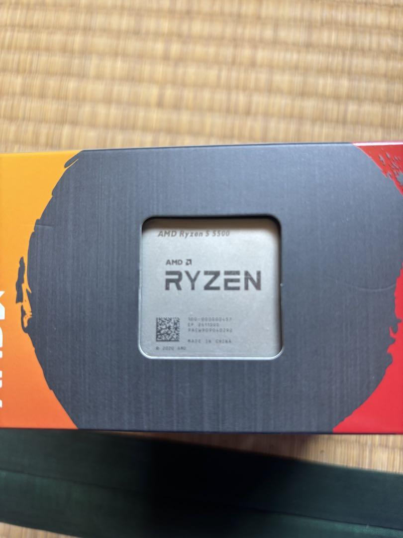 【美品】Ryzen5 5500 CPU（4ヶ月使用）動作OK・箱付き・即発送可！